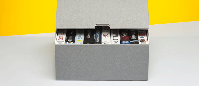 Medienboxen Archivbox für Videokassetten
